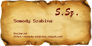 Somody Szabina névjegykártya